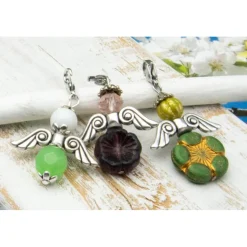 Schutzengel Set, Schlüsselanhänger, Taschenbaumler, Geschenkidee, Mitbringsel, Adventskalenderfüllung