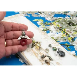 Schutzengel Set, Schlüsselanhänger, Taschenbaumler, Geschenkidee, Mitbringsel, Adventskalenderfüllung