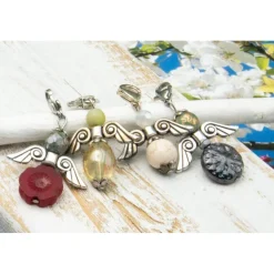 Schutzengel Set, Schlüsselanhänger, Taschenbaumler, Geschenkidee, Mitbringsel, Adventskalenderfüllung