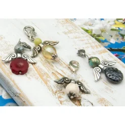 Schutzengel Set, Schlüsselanhänger, Taschenbaumler, Geschenkidee, Mitbringsel, Adventskalenderfüllung