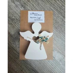 Schutzengel zur Geburt / Herzlich Willkommen / Kleiner Mensch / Karte mit Engel