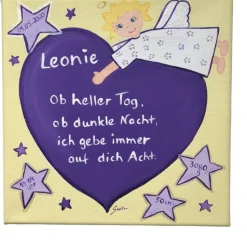 Schutzengelbild Schutzengel Bild für Mädchen zur Taufe Geburt