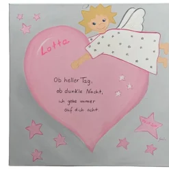 Schutzengelbild Schutzengel Bild Mädchen zur Taufe Geburt