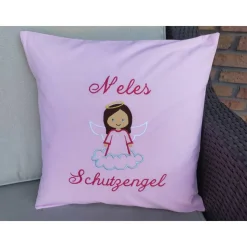 Schutzengelkissen / Kinderkissen / Dekokissen *personalisierbares Kissen* Maße: 40x40cm