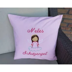 Schutzengelkissen / Kinderkissen / Dekokissen *personalisierbares Kissen* Maße: 40x40cm