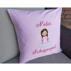 Schutzengelkissen / Kinderkissen / Dekokissen *personalisierbares Kissen* Maße: 40x40cm