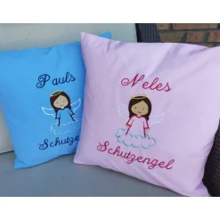 Schutzengelkissen / Kinderkissen / Dekokissen *personalisierbares Kissen* Maße: 40x40cm