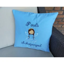 Schutzengelkissen / Kinderkissen / Dekokissen *personalisierbares Kissen* Maße: 40x40cm