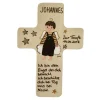 Schutzengelkreuz für Jungs Taufkreuz, Kinderkreuz Geschenk zur Taufe / Geburt