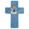 Schutzengelkreuz für Jungs Taufkreuz, Kinderkreuz Geschenk zur Taufe / Geburt