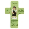 Schutzengelkreuz für Jungs Taufkreuz, Kinderkreuz Geschenk zur Taufe / Geburt