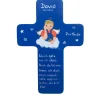 Schutzengelkreuz für Jungs Taufkreuz, Kinderkreuz Geschenk zur Taufe / Geburt