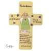 Schutzengelkreuz für Mädchen Taufkreuz, Kinderkreuz Geschenk zur Taufe / Geburt