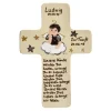 Schutzengelkreuz Junge Taufkreuz, Kinderkreuz Geschenk zur Taufe / Geburt