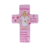Schutzengelkreuz Mädchen Taufkreuz, Kinderkreuz Geschenk zur Taufe / Geburt