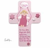 Schutzengelkreuz Mädchen  Taufkreuz, Kinderkreuz Geschenk zur Taufe / Geburt
