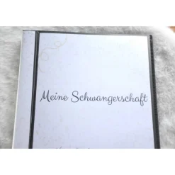 Schwangerschaftsalbum Goldregen – Personalisiertes Einsteckalbum für unvergessliche Schwangerschaftserinnerungen
