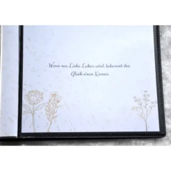 Schwangerschaftsalbum Goldregen – Personalisiertes Einsteckalbum für unvergessliche Schwangerschaftserinnerungen