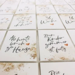 Schwangerschafts-Meilensteinkarten GRACE