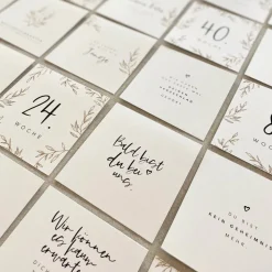 Schwangerschafts-Meilensteinkarten CHLOE