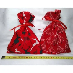 säckchen, klein, 2 Stück, Sackerl für Geschenke, Beutel, Geschenk, Verpackung, nachhaltig, wiederverwendbar