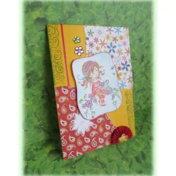 Süße Geburtstagskarte für Mädchen,Grußkarte, Kindergeburtstag,