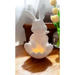 Süße Hasen aus umweltfreundlichem PLA – Deko-Hasen 19 cm hoch, 12 cm breit, 3D-gedruckt