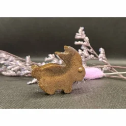 Süße kleine Hasen aus Epoxidharz, 6er Set. Dekoration für den Tisch usw.