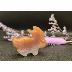 Süße kleine Hasen aus Epoxidharz, 6er Set. Dekoration für den Tisch usw.