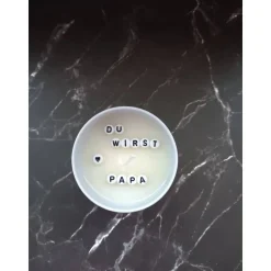 Secret Message Kerze – Personalisierte Nachricht im Wachs, handgefertigt & vegan