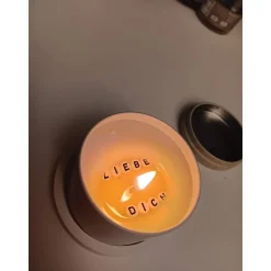 Secret Message Kerze – Personalisierte Nachricht im Wachs, handgefertigt & vegan