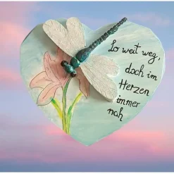 Seelenflügel für ewige Erinnerungen - Einzigartiger Trauerstein mit Libelle