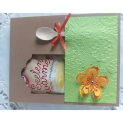 Seelenwärmer Geschenkerpackung mit Holzlöffelchen