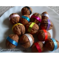 Segenswunsch Walnuß Segen Walnuss Gastgeschenk Taufe Konfirmation Kommunion Hochzeit Goodie Tischdeko