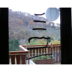 Sehr schöne Weihnachtspyramide Fensterpyramide Adventspyramide Pyramide aus Treibholz.