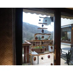 Sehr schöne Weihnachtspyramide Fensterpyramide Adventspyramide Pyramide aus Treibholz.