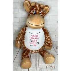 Sehr schöner bestickter blauer Drache Geburtsdaten, Geburtstag, Namen, Spruch, Geschenk