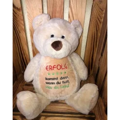 Sehr schöner bestickter blauer Drache Geburtsdaten, Geburtstag, Namen, Spruch, Geschenk