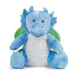 Sehr schöner bestickter blauer Drache Geburtsdaten, Geburtstag, Namen, Spruch, Geschenk