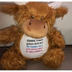 Sehr schöner bestickter Rind Kuh Stier Geburtsdaten, Geburtstag, Namen, Spruch, Geschenk