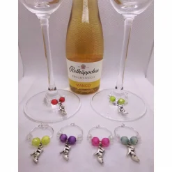 Sektringe Pumps  - Markierungsringe für Stielgläser, 6, 8, 12 Stück zur Auswahl