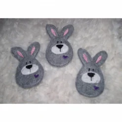 Süßer Hase als Geschenkanhänger oder Tischdeko