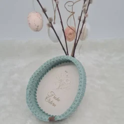 Süßer Häkelkorb, Osternest, Utensilo, Osterdeko, Bobbiny,  2 Größen, viele Farben