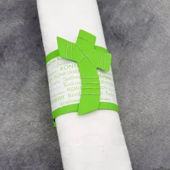 Serviettenhalter Konfirmation, Firmung oder Kommunion mit Kreuz – festliche Tischdeko