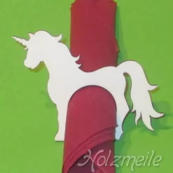 Serviettenring Einhorn Selina aus Holz