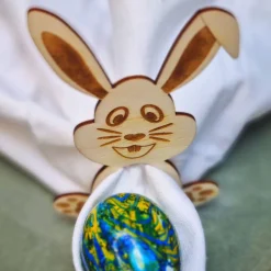 Serviettenring Ostern | Ostern Holz Deko | Tischdeko Ostern | Serviettenringe Ostern | Tischdeko Osterhase | Serviettenh