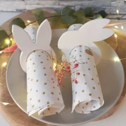 Serviettenringe Ostern, Serviettenring Ostern, Serviettenhalter Hase, Serviettenhalter, Ostertischdeko, Ostertisch Deko