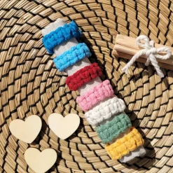 Serviettenringe (4rer Set), Makramee, für Hochzeiten und andere Feierlichkeiten