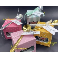 Süßes Mitbringsel Mini Nutella & Löffel