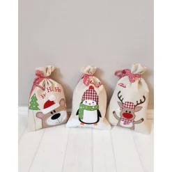 Süßes Nikolaussäckchen mit Namen, personalisiert, Nikolausbeutel